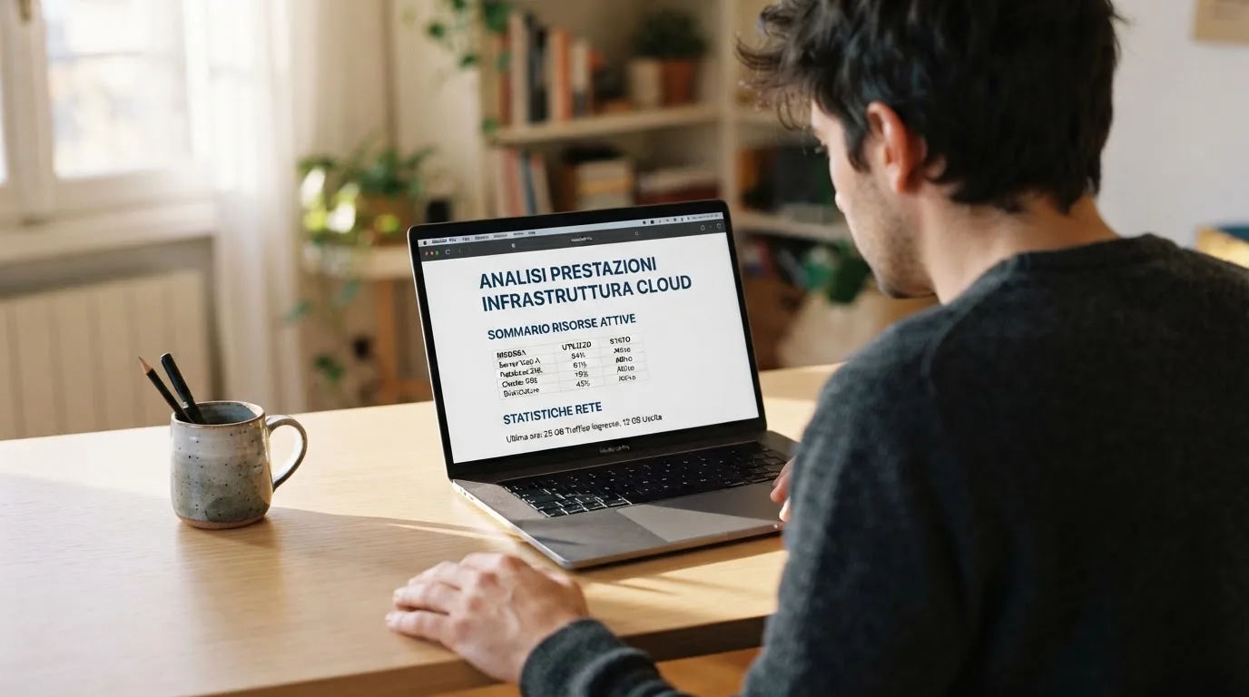 Persona davanti a un portatile che legge una pagina informativa sul gioco online in Italia — casino non aams affidabili